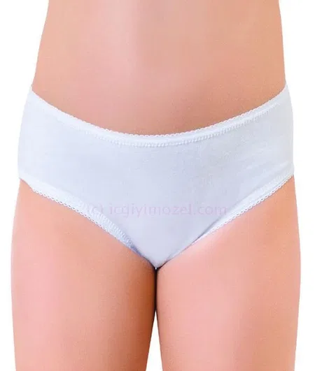 Pamuklu Baskılı Kız Çocuk Slip Külot  Öztaş 4102 - Görsel