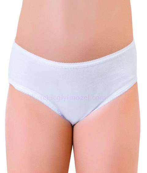 Pamuklu Baskılı Kız Çocuk Slip Külot  Öztaş 4102 - Görsel