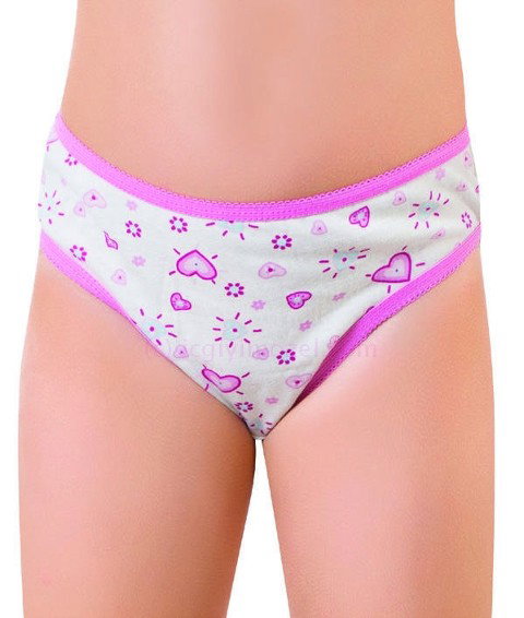 %100 Pamuklu Esnek Bel Lastiği Kız Çocuk Külotu Öztaş 4150