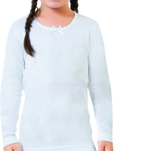 Pamuklu Geniş Askılı Kız Çocuk Atlet Öztaş 4023