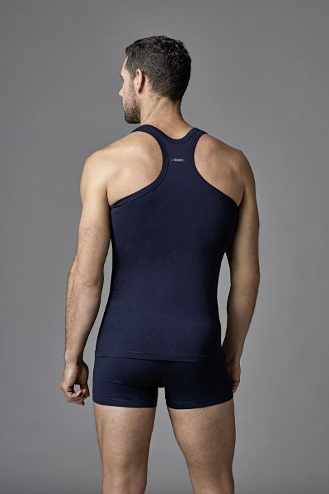 Likralı Askılı Spor Atlet Dagi 5000 - Lacivert