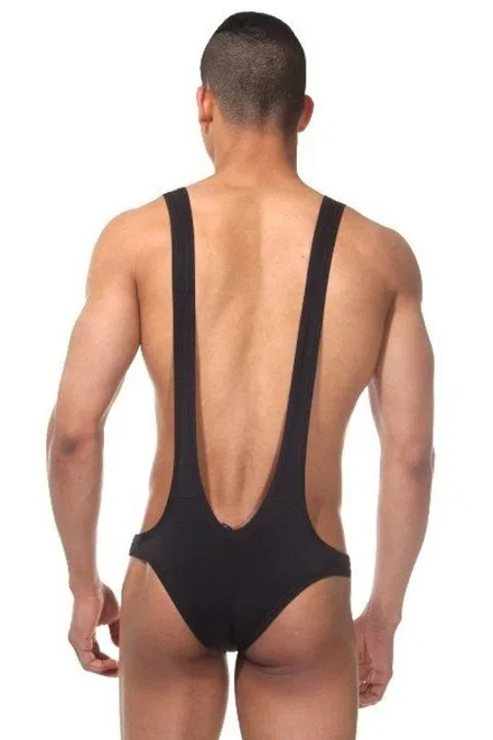 La Blinque Fantazi Erkek Güreşci Body 15016 - Siyah