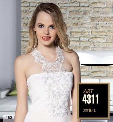 Yüksek Pamuk Oranı Dikişsiz Kadın Atlet Lady 4311