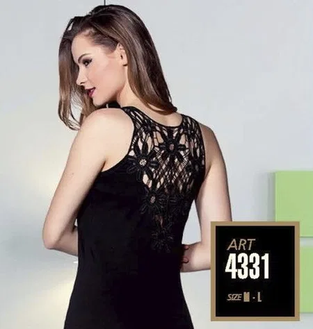 Yüksek Pamuklu Dikişsiz Kadın Atlet Lady 4328