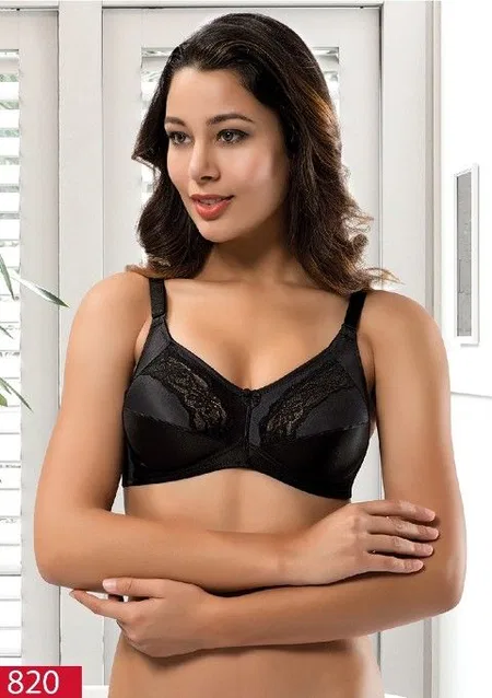 Full Cup Destekli Toparlayıcı Sütyen Le Jardin 820 - Siyah