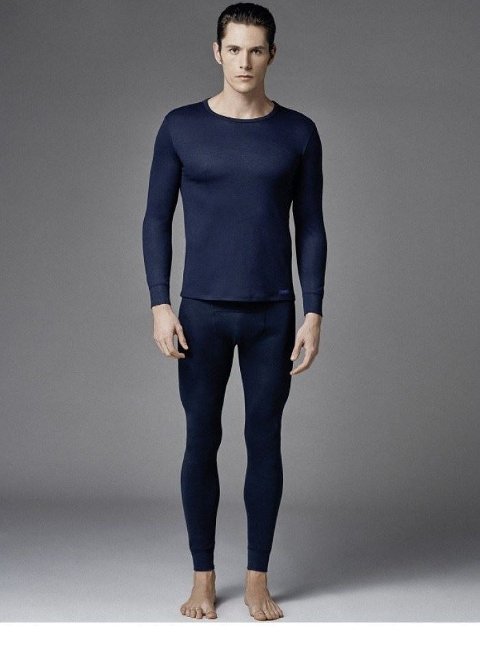 Likralı Fırçalı İç Yüzey Termal Üst Eros 1452 - Siyah