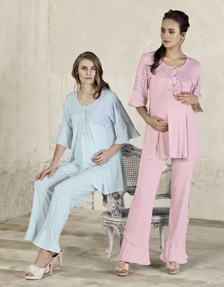Artış Lohusa Pijama Takım Artış 3301 - Görsel 2