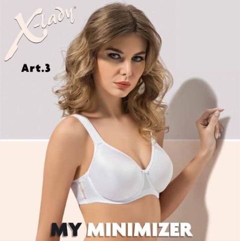 Tam Kap Full Cup Sütyen X-Lady 3 - Beyaz