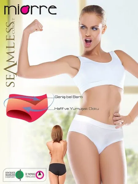Miorre Slip Seamless Bayan 2400 - Beyaz