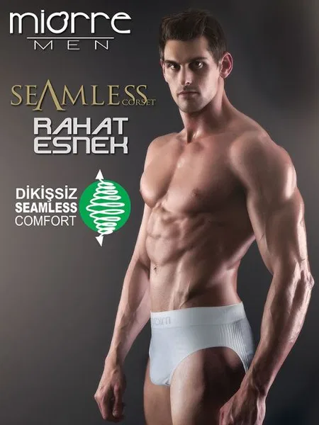 Miorre Slip Seamless Erkek - Beyaz