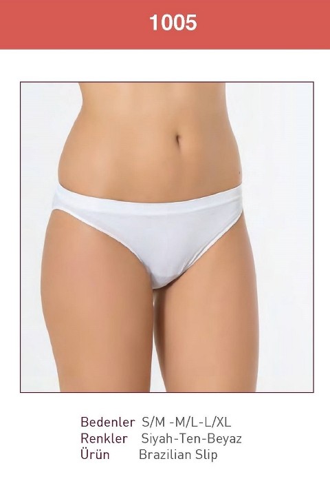 Miss Fit Yüksek Bel Destekli Dikişsiz Slip Külot Miss Fit 1005 - Görsel 2