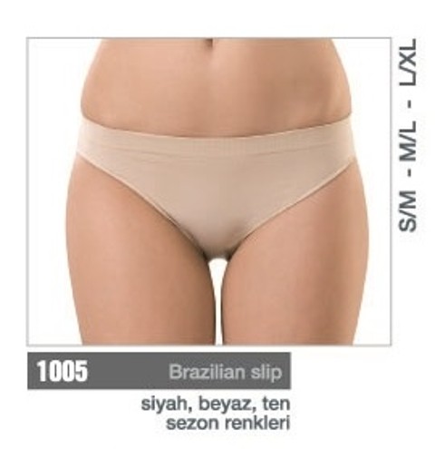 Miss Fit Yüksek Bel Destekli Dikişsiz Slip Külot Miss Fit 1005 - Görsel 4