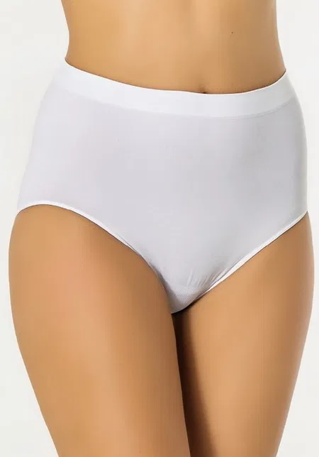 Yüksek Bel Dikişsiz Külot Poliamid Elastan Miss Fit 1008 - Beyaz
