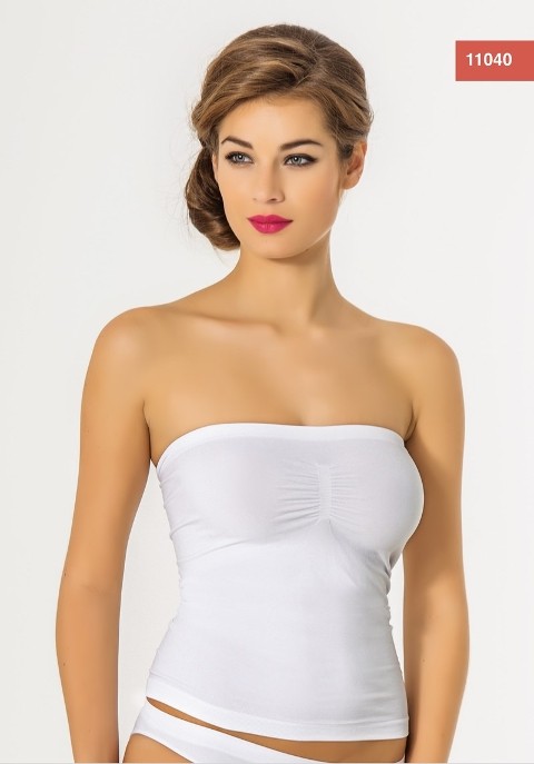 Büzgülü Kompresyonlu Korse Miss Fit 11040 - Beyaz