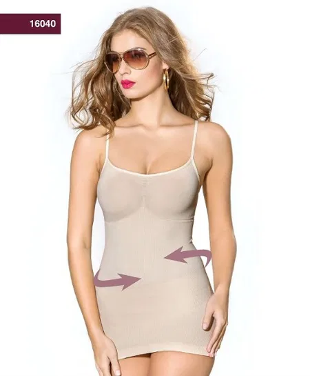 Dikişsiz Yüksek Bel Toparlayıcı Korse Atlet Miss Fit 16040 - Ten