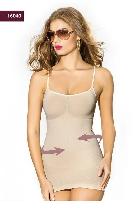 Dikişsiz Yüksek Bel Toparlayıcı Korse Atlet Miss Fit 16040 - Ten