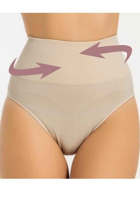 Yüksek Bel Dikişsiz Slip Korse Miss Fit 1001 - Ten