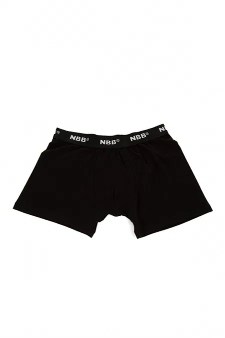 Modal Elastan Yumuşak Boxer NBB 735 - Siyah