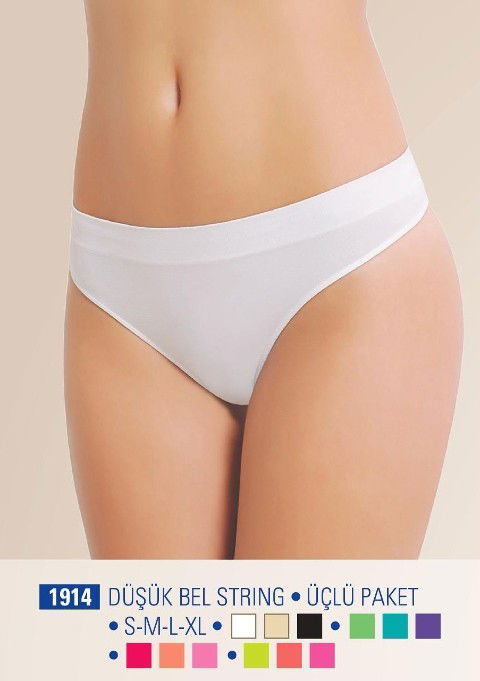 Dikişsiz Düşük Bel String Külot NBB 1914 - 2