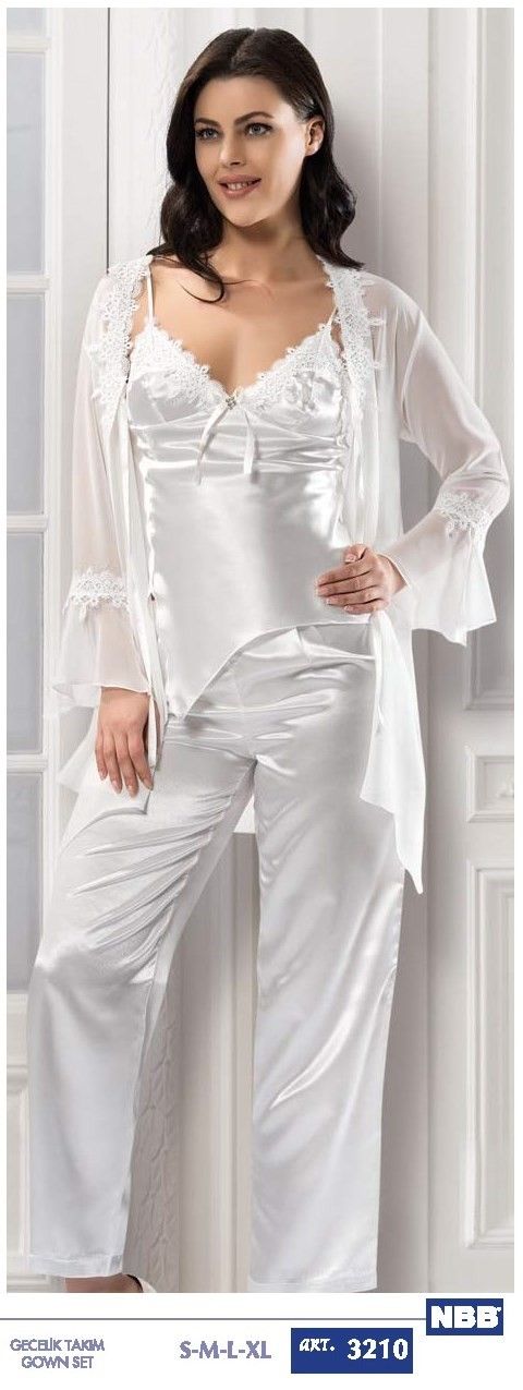 NBB Yumuşak Pamuklu Kadın Gecelik Takım NBB 3210 - Görsel 2