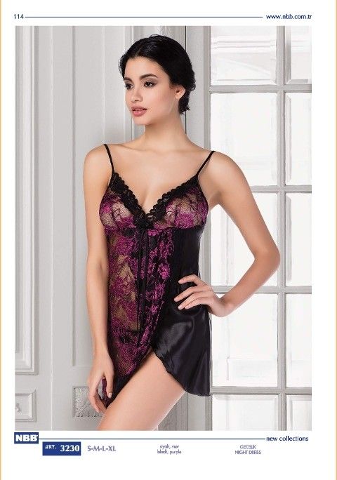 NBB Nefes Alabilir Modal Kadın Gecelik NBB 3230