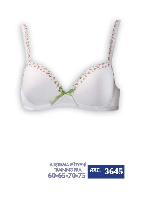 Yumuşak Pamuklu Balensiz Alıştırma Sütyeni NBB 3645