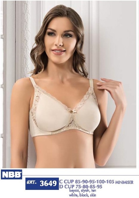 NBB Dantel Detaylı Minimizer Sütyen NBB 3649 - Görsel 2
