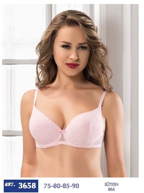 NBB Dantel Detaylı Kaplı Sütyen NBB 3658 - Görsel 2