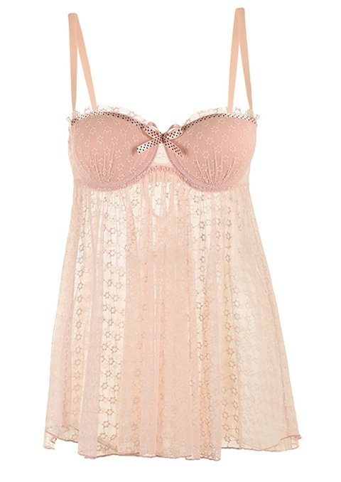 NBB Dikişsiz Yumuşak Pamuklu Gecelik NBB 3753