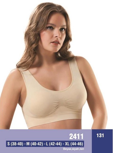 Tam Kap Destekli Toparlayıcı Sütyen NBB 2411 - Ten