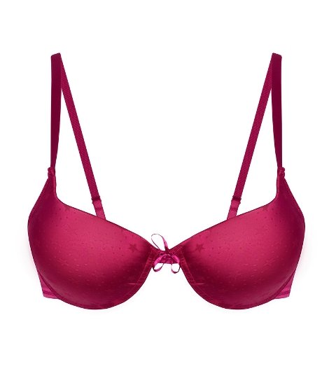 Elastik Dantel Destekli Sütyen NBB 3574 - Fuşya