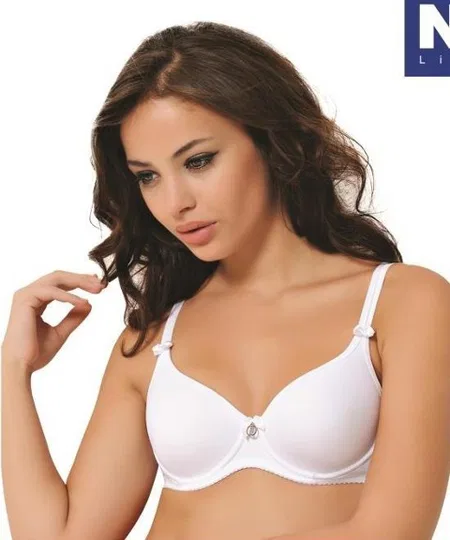 Desteksiz Dantelli Sütyen NBB 3532 - Beyaz