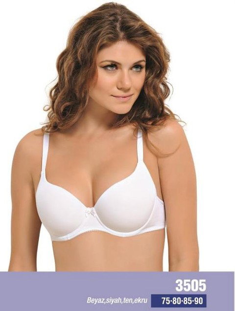 Dantel Kenar Detaylı Desteksiz Sütyen NBB 3505 - 2