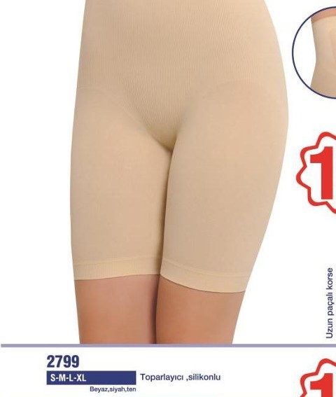 Dikişsiz Yüksek Bel Toparlayıcı Korse NBB 2799 - Ten