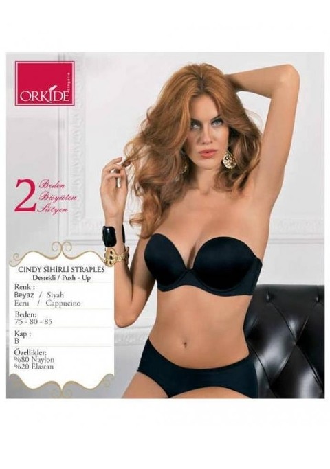 Orkide Şeffaf Dantelli Sütyen Orkide 1234 - Görsel 9