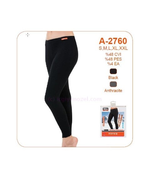 Yüksek Bel Esnek Termal Tayt Öztaş 2760 - 2
