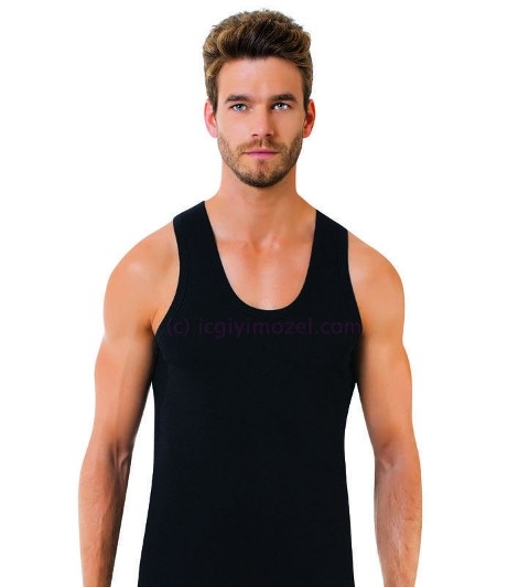 Ribana Kesim Siyah Erkek Atlet Öztaş 1032 - Siyah