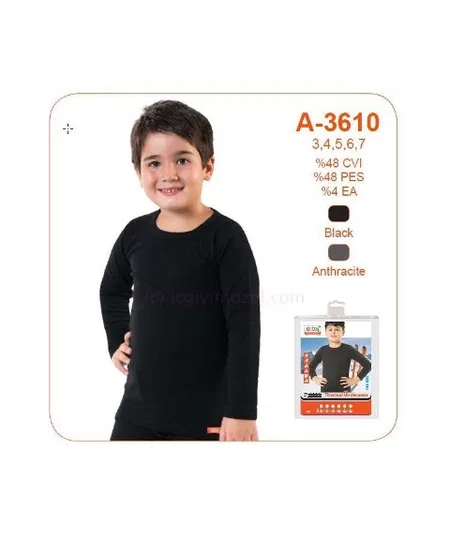 Pamuklu Termal Fanila Erkek Çocuk Öztaş 3610 - 2