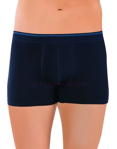 Pamuklu Dikişsiz Erkek Boxer Öztaş 1717 - Lacivert