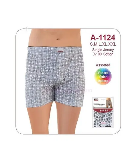 Pamuk/Modal Karışımı Esnek Bel Boxer Öztaş 1124 - 2