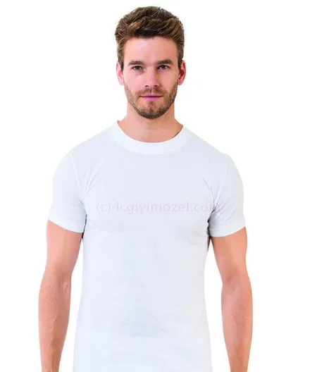 Pamuklu Sıfır Yaka Atlet Öztaş 1003 - 2