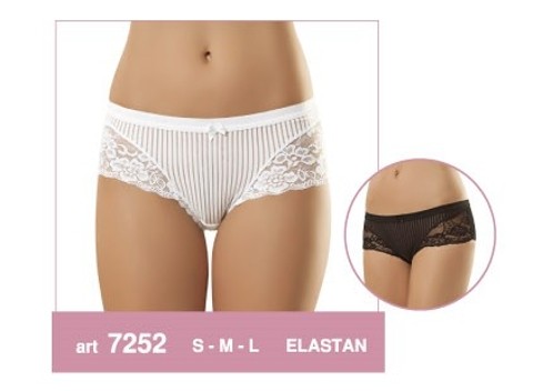 Erdem Yüksek Bel Pamuklu Dantelli Bikini Külot Erdem 7252 - Görsel 4