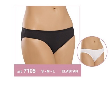 Pamuklu Dikişsiz Slip Külot Erdem 7105 - Siyah