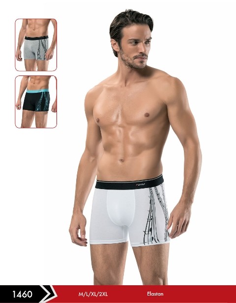 Pamuklu Esnek Bel Lastiği Nereden Boxer Erdem 1460 - Beyaz