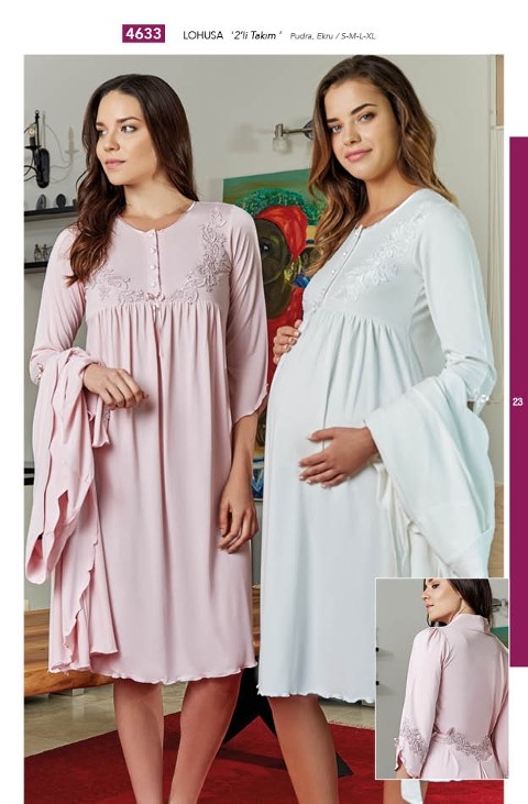 Pileli Lohusa 2 li Takım Bone Club 4633 - Pudra