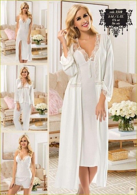 Koton Likra 6'lı Set Penye Sistina 1510 - Ekru