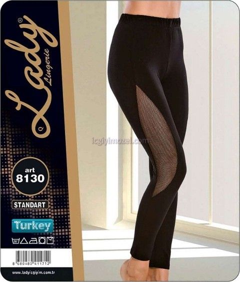 Lady Yüksek Bel Elastan Tayt Lady 8130 - Görsel 2