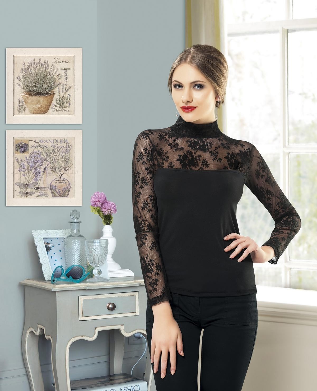 Anıt Pamuklu Dantelli Uzun Kollu Atlet Anıt 2941 - Görsel 2