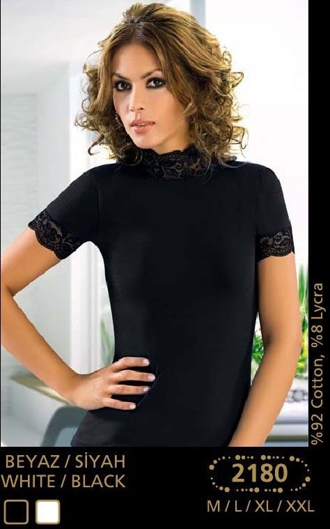 Dantelli Tek Parça Body Anıt 2180 - Siyah