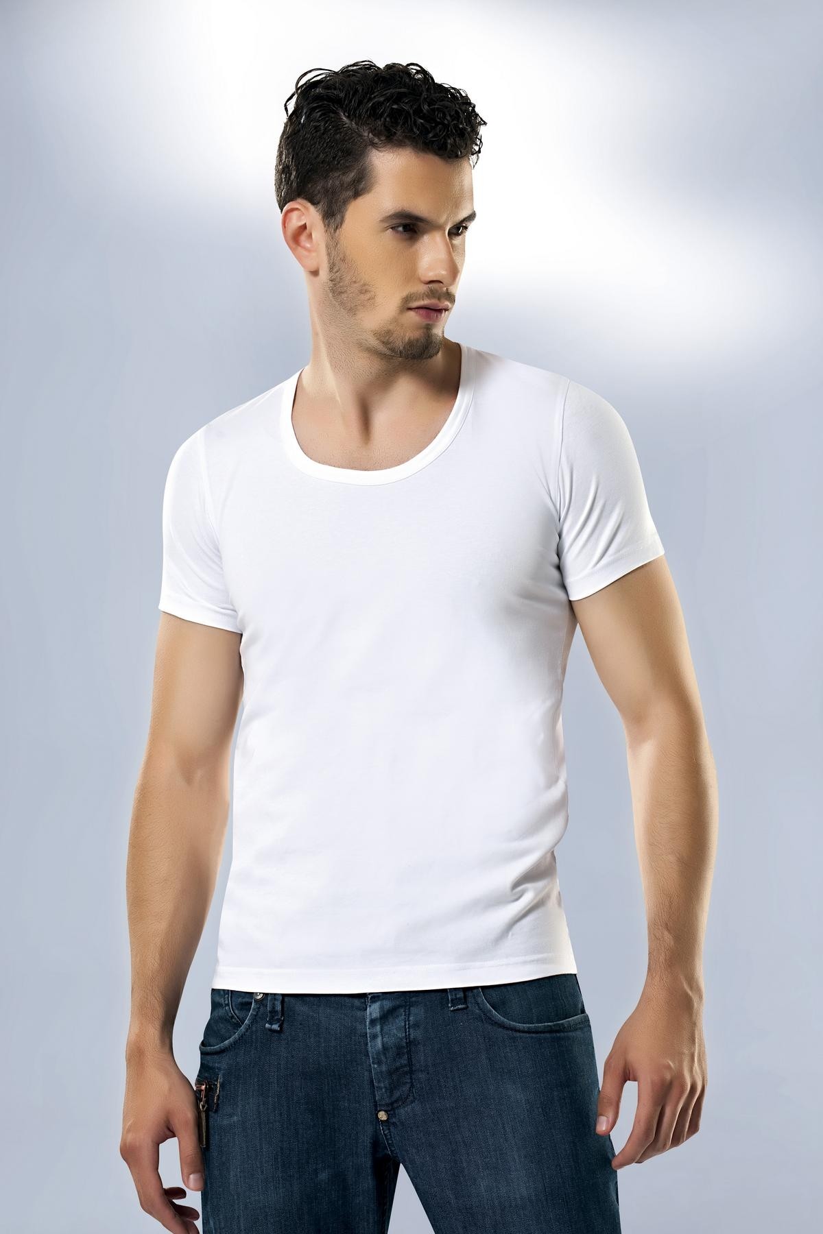 Anıt Likralı Açıkyaka Kısa Kol Atlet Anıt 1132 - Görsel 2